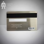 Силкскрен визитных карточек нержавеющей стали серебряный металлический печатая 85кс54мм