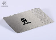Силкскрен визитных карточек нержавеющей стали серебряный металлический печатая 85кс54мм