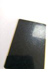 Персонализированные визитные карточки металла золота с черным печатанием шелковой ширмы цвета