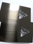 Гальванизировать роскошью штейновая почищенная щеткой визитная карточка металла черноты ИП законченной