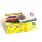 Ясные трудные визитные карточки ПВК пластиковые печатая стандартную поверхность 85.5кс54кс0.76мм