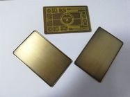 Изготовленные на заказ латунные бронзовые членские карты VIP металла с большим слотом обломока