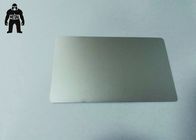 Простое анодированное серебряное выгравировало алюминиевые визитные карточки 85x54mm