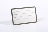 Выгравируйте напечатанный шелк членского билета металла дела имени