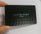 Глянцуйте ультрафиолетовое печатание Silkscreen визитных карточек PVC штейновое черное