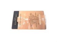 Печатание визитных карточек металла золота 85*54mm Роза изготовленное на заказ