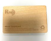 1K выгравировало печатание цифров визитных карточек NFC деревянное