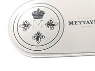 Нержавеющая сталь визитных карточек белого металла печати 0.3mm шелка