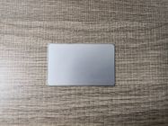 Нержавеющая сталь карты металла RFID NFC N-tage213 почищенная щеткой для входа