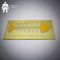 Прикройте подгонянную сияющую визитную карточку металла золота выдолбите вне логотип Этч