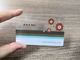 Размер 85.6*54мм печатания Силкскрен визитных карточек прозрачной пластмассы