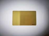 Красочная вытравляя почищенная щеткой толщина визитной карточки 0.25mm металла