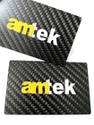 печатание Silkscreen волокна CR80 углерода визитных карточек металла черноты 0.5mm Matt