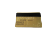 Роскошная карта банка магнитной полосы членского билета металла золота 24K