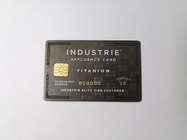 Пользовательский классический серебряный металлический членский билет Лазер Имя Номер