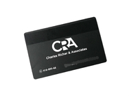 Логотип печати цвета бархата визитных карточек металла КР80 штейновый черный