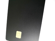 Логотип OEM кредитной карты металла CR80 IC NFC RFID матовый черный