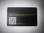 Лазер гравирует кредитную карточку кода Vip QR супермаркета магнитной полосы визитных карточек металла черноты Matt