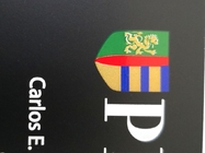 Печать цвета логотипа таможни карты имени 1.2mm нержавеющей стали металла черноты Matt
