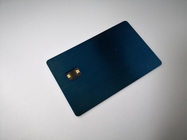 Металл контакта NFC предоплатил почищенную щеткой синь карты бумажника RFID умную