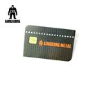 Визитные карточки финиша кредита металлические включают большую нержавеющую сталь обломока контакта СЛЭ4428