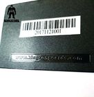 Визитные карточки металла пробела текста Дебосс, черные металлические визитные карточки с кодом штриховой маркировки