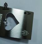 Запасенное дружественное к Эко консервооткрывателя бутылки кредитной карточки металла рекламы с определенными размерами