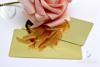 Визитные карточки Адвертисементинг металла золота Вип розовые выгравированное таможней золотое покрытое