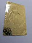 Пластиковая карта металла золота дантиста юриста металла с влиянием 85кс54мм зеркала