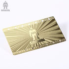 Новаторский латунный личный металлический вариант картины визитных карточек золота различный