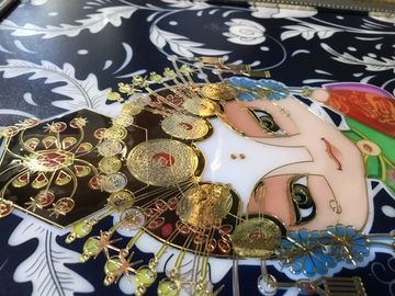 Эмаль краски Клоисонне искусства стены картинной рамки металла изготовленной на заказ гостиницы декоративная
