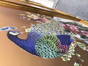 Эмаль краски Клоисонне искусства стены картинной рамки металла изготовленной на заказ гостиницы декоративная