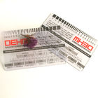 Ясные трудные визитные карточки ПВК пластиковые печатая стандартную поверхность 85.5кс54кс0.76мм
