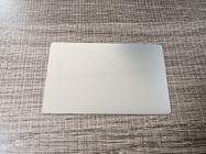 Почищенные щеткой визитные карточки металла толщины 0.8mm вытравляя логотип