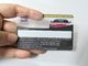 Размер 85.6*54мм печатания Силкскрен визитных карточек прозрачной пластмассы
