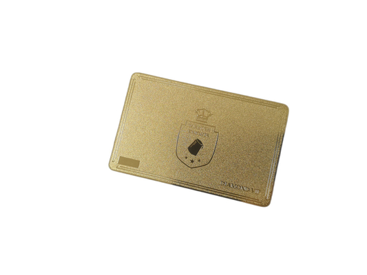 золото металла панели подписи кода карты QR VIP членства 0.8mm заморозило